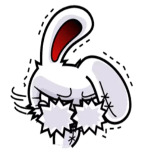 😡 Стикер «Bloody bunny» для Telegram