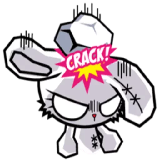 😠 Стикер «Bloody bunny» для Telegram