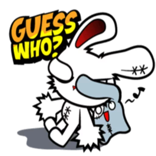 😕 Стикер «Bloody bunny» для Telegram