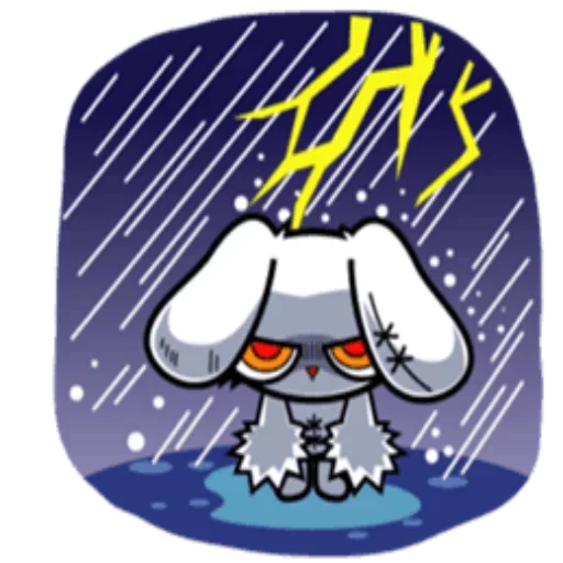 😡 Стикер «Bloody bunny» для Telegram