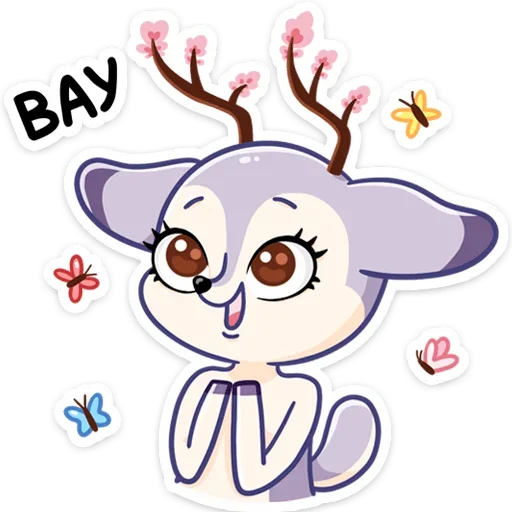 😍 Стикер «Осенняя Блуми» для Telegram