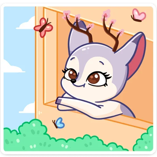 ☺️ Стикер «Осенняя Блуми» для Telegram