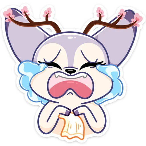 😭 Стикер «Осенняя Блуми» для Telegram