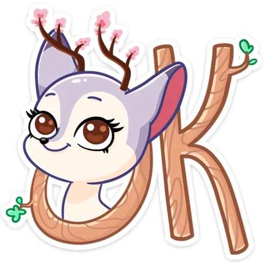 👌 Стикер «Блуми» для Telegram