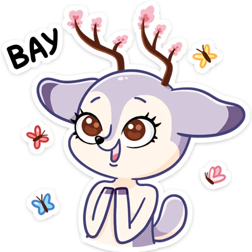 😍 Стикер «Блуми» для Telegram
