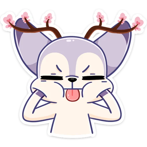 😛 Стикер «Блуми» для Telegram