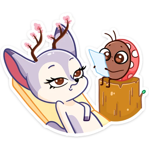 😐 Стикер «Блуми» для Telegram