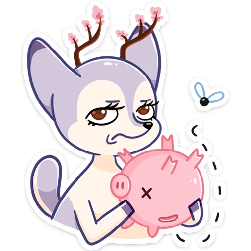 🥴 Стикер «Блуми» для Telegram