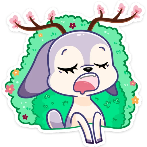 😴 Стикер «Блуми» для Telegram