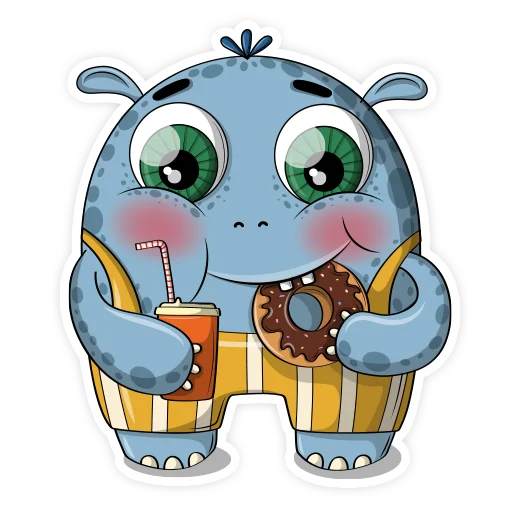 🍩 Стикер «Bloomik» для Telegram