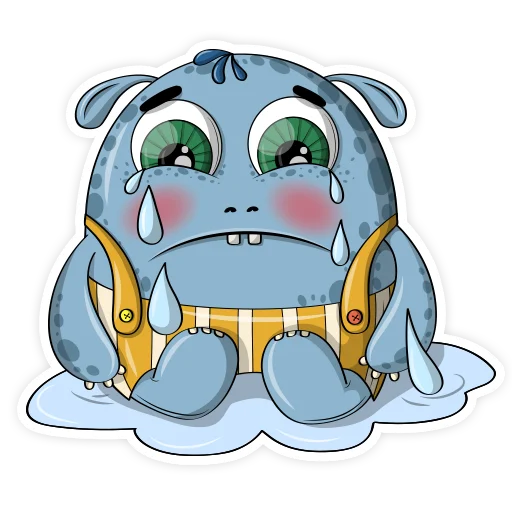 😭 Стикер «Bloomik» для Telegram