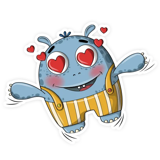 😍 Стикер «Bloomik» для Telegram