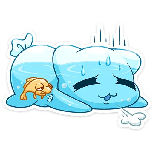 😮‍💨 Стикер «Булькс 2» для Telegram