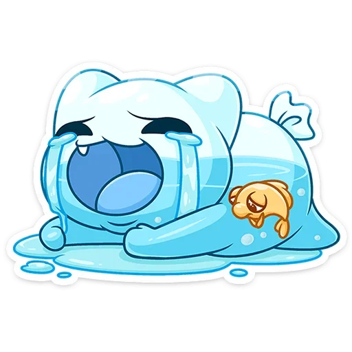 😭 Стикер «Булькс 2» для Telegram