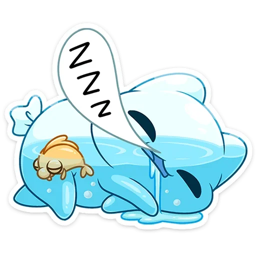 😴 Стикер «Булькс 2» для Telegram