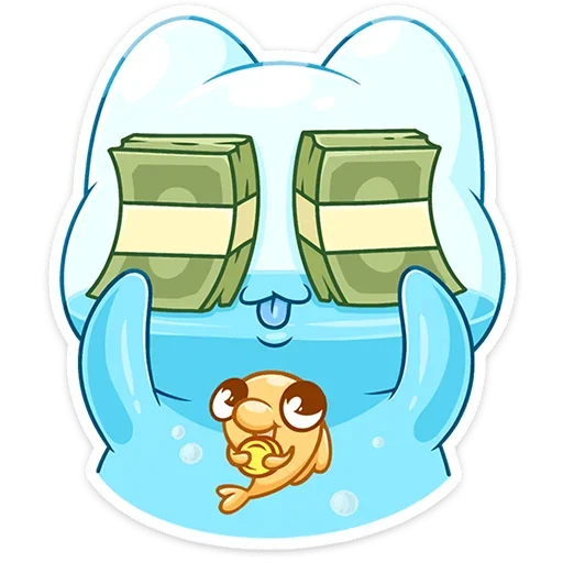 🤑 Стикер «Булькс 2» для Telegram
