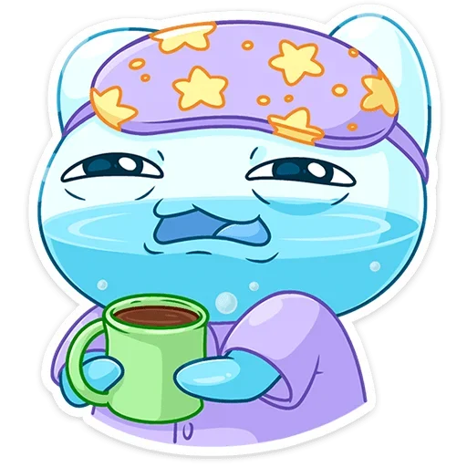 😴 Стикер «Булькс 2» для Telegram
