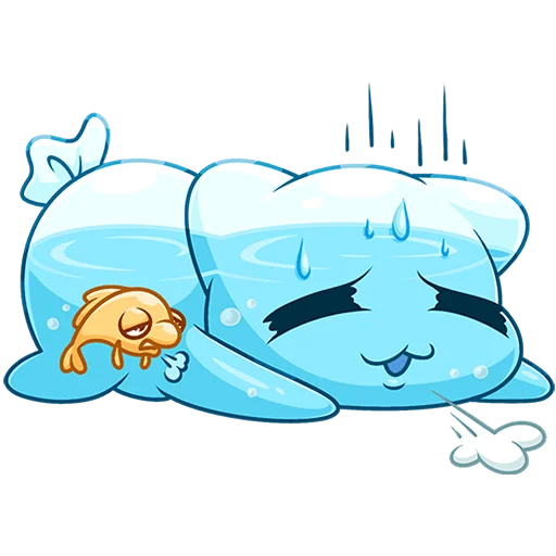 😮‍💨 Стикер «Булькс 2 без текста» для Telegram