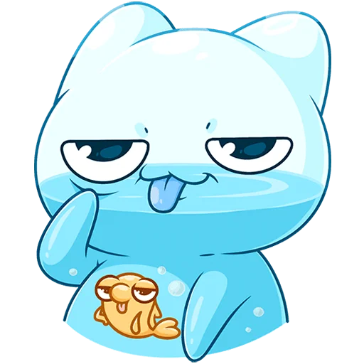 😛 Стикер «Булькс 2 без текста» для Telegram