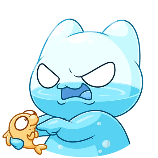 😠 Стикер «Булькс 2 без текста» для Telegram