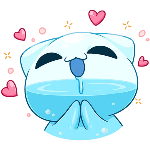 🥰 Стикер «Булькс 2 без текста» для Telegram