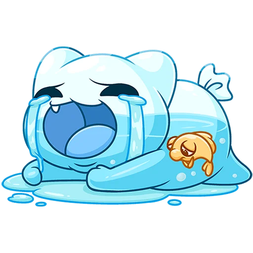 😭 Стикер «Булькс 2 без текста» для Telegram