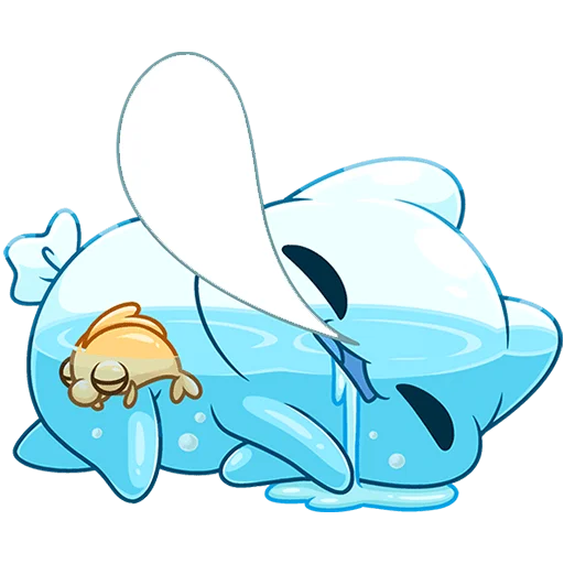 😴 Стикер «Булькс 2 без текста» для Telegram