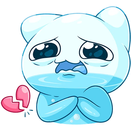 💔 Стикер «Булькс 2 без текста» для Telegram