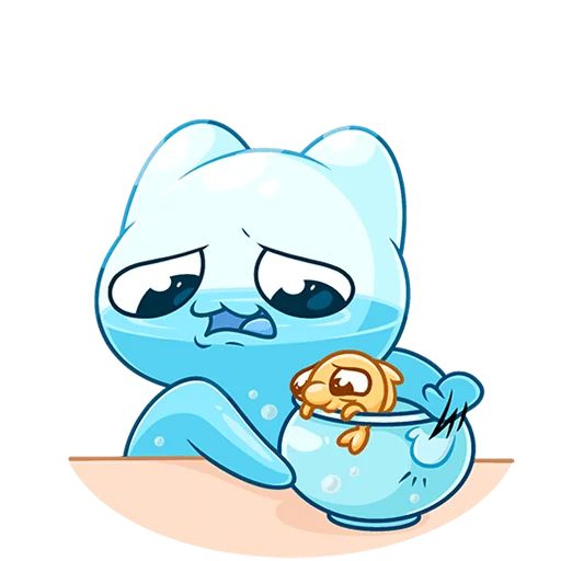 😔 Стикер «Булькс 2 без текста» для Telegram