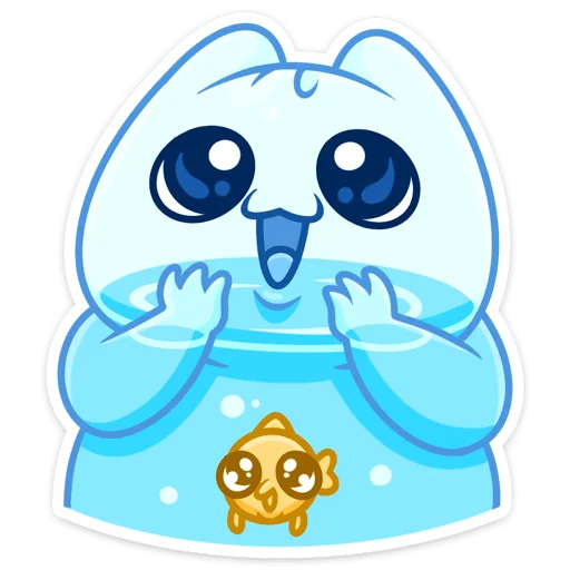 🤩 Стикер «Булькс» для Telegram