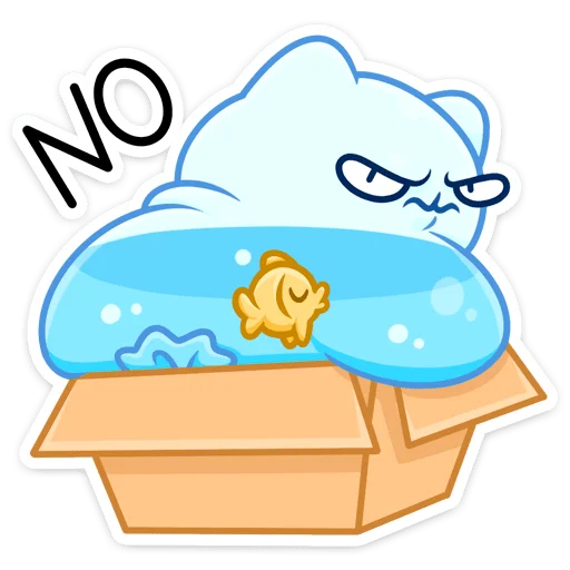 😠 Стикер «Булькс» для Telegram