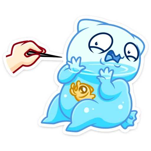 😳 Стикер «Булькс» для Telegram
