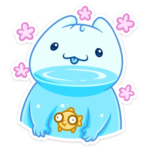 😍 Стикер «Булькс» для Telegram