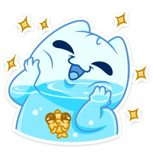 🤩 Стикер «Булькс» для Telegram