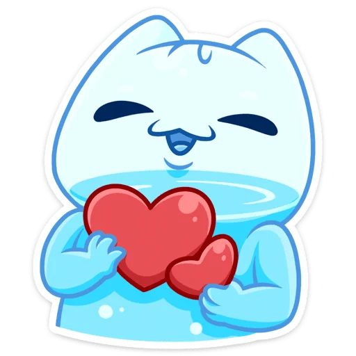 ❤️ Стикер «Булькс» для Telegram