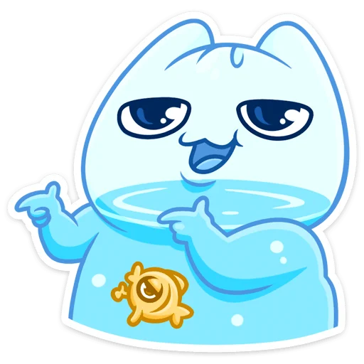 😉 Стикер «Булькс» для Telegram