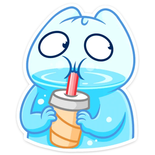 🥤 Стикер «Булькс» для Telegram