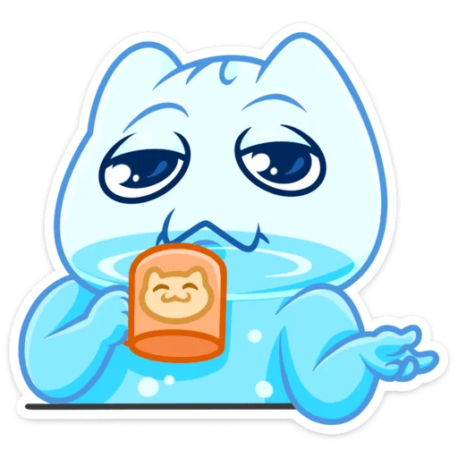 😏 Стикер «Булькс» для Telegram