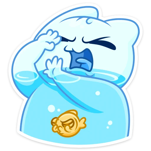 😫 Стикер «Булькс» для Telegram