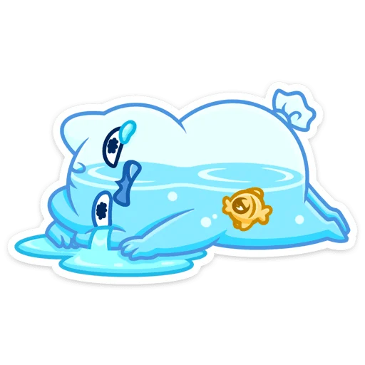 🤪 Стикер «Булькс» для Telegram