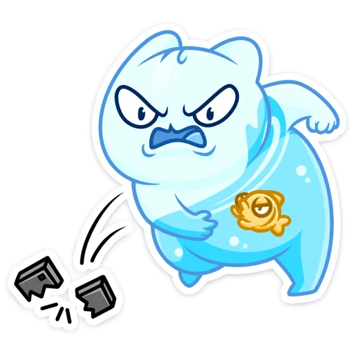 😡 Стикер «Булькс» для Telegram