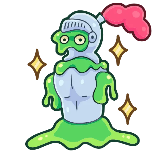 Стикер 10 Набор эмоджи с Блупи из ВК в HD качестве