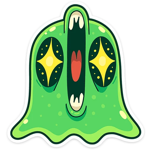👻 Стикер «Блупи» для Telegram