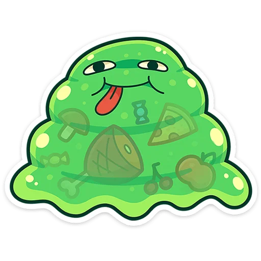 👻 Стикер «Блупи» для Telegram