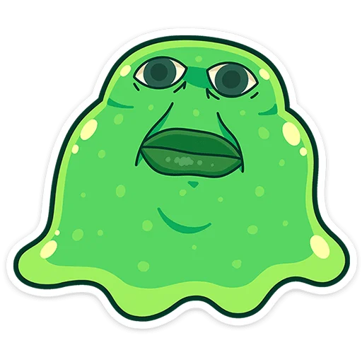 👻 Стикер «Блупи» для Telegram