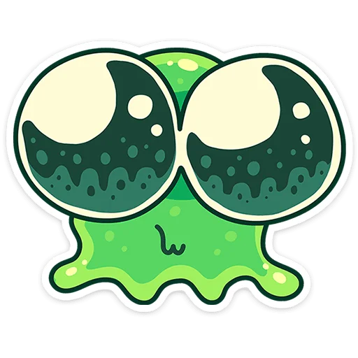 👻 Стикер «Блупи» для Telegram