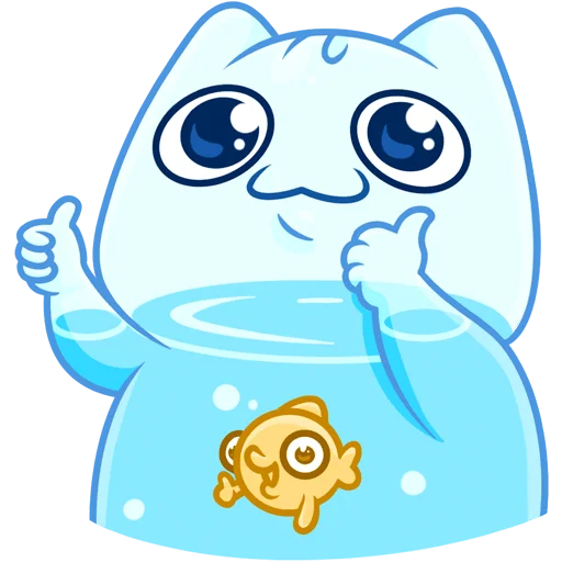 👍 Стикер «Булькс без текста» для Telegram