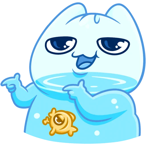😉 Стикер «Булькс без текста» для Telegram