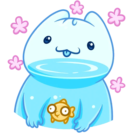 🤗 Стикер «Булькс без текста» для Telegram