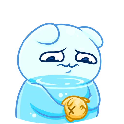 😵 Стикер «Булькс без текста» для Telegram
